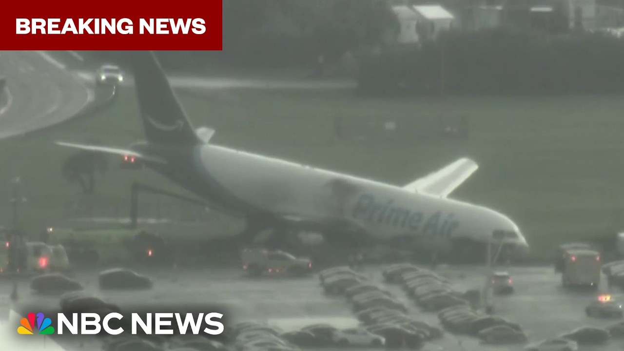Amazon Cargo Plane Crashes Near Miami International Airport