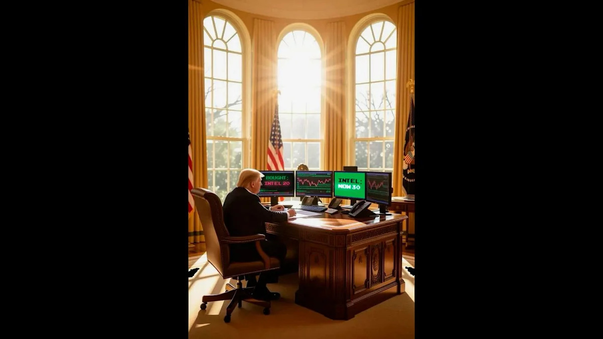 Trump Claims AI Image Shows Him Successfully Trading Stock Market