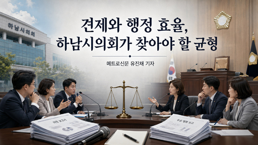 [기자수첩] 견제와 행정 효율, 하남시의회가 찾아야 할 균형